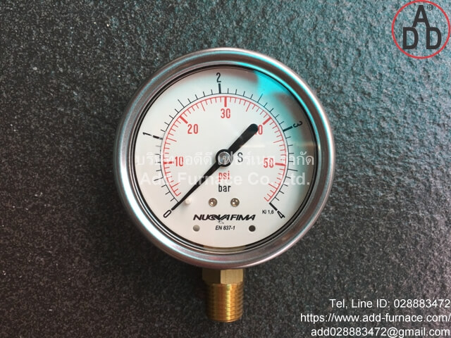 0~4bar(0~60Psi) Nuova Fima Pressure Gauge(1)